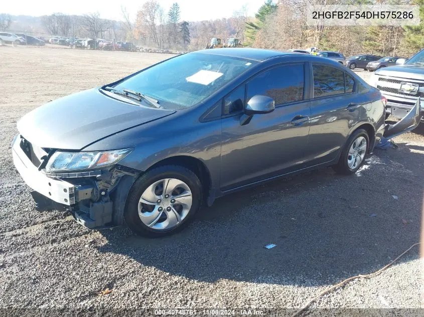 2HGFB2F54DH575286 2013 Honda Civic Lx