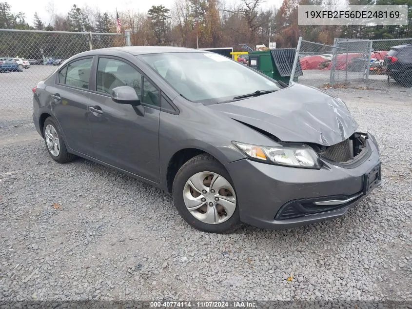 2013 Honda Civic Lx VIN: 19XFB2F56DE248169 Lot: 40774114