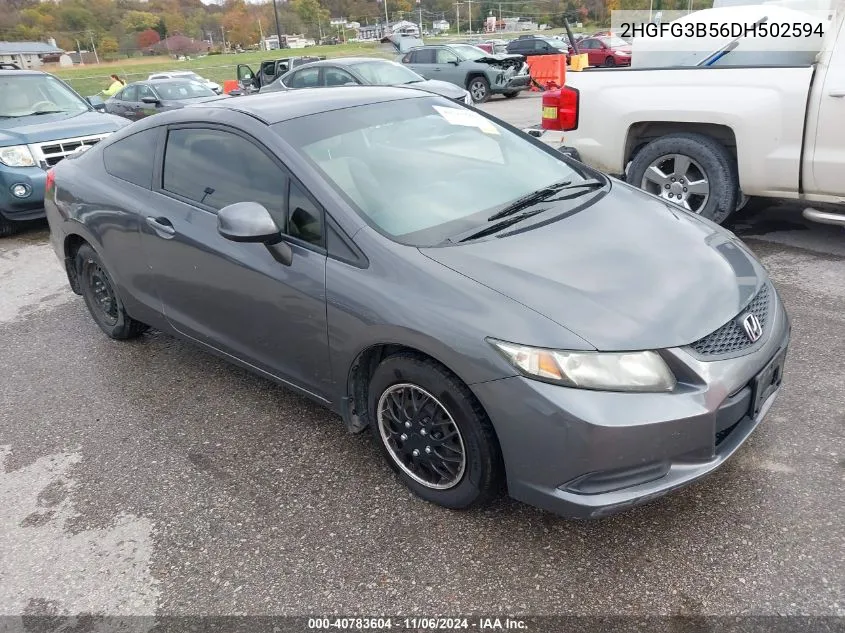 2013 Honda Civic Lx VIN: 2HGFG3B56DH502594 Lot: 40783604