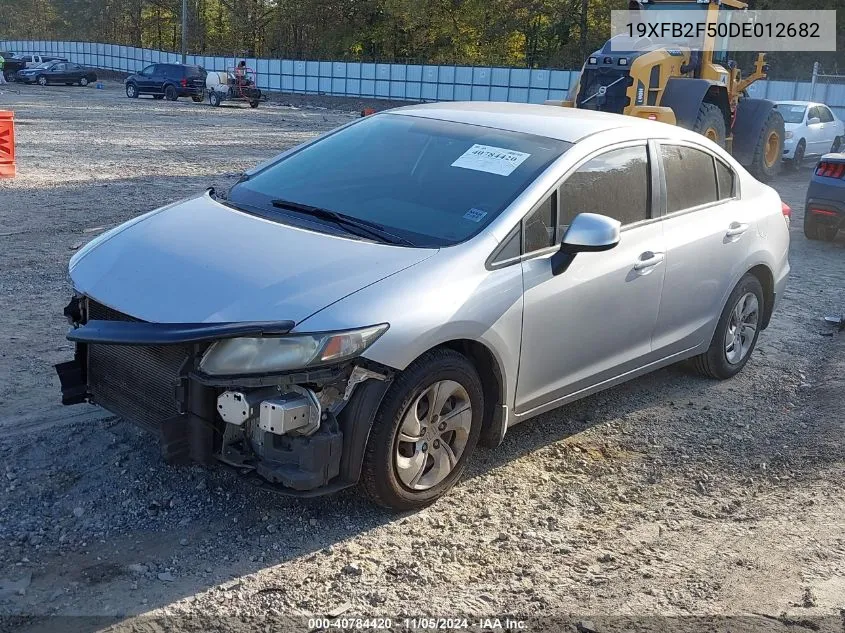 2013 Honda Civic Lx VIN: 19XFB2F50DE012682 Lot: 40784420