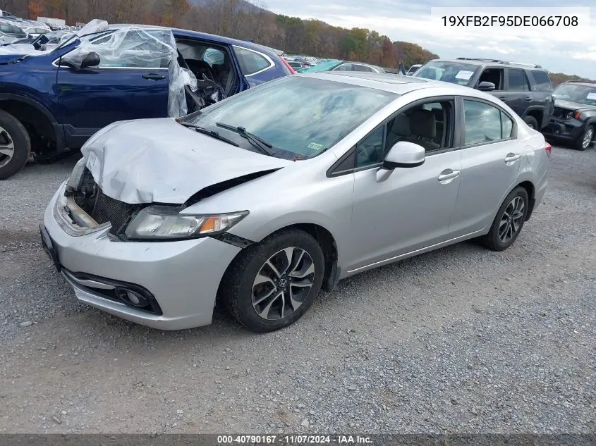 2013 Honda Civic Ex-L VIN: 19XFB2F95DE066708 Lot: 40790167