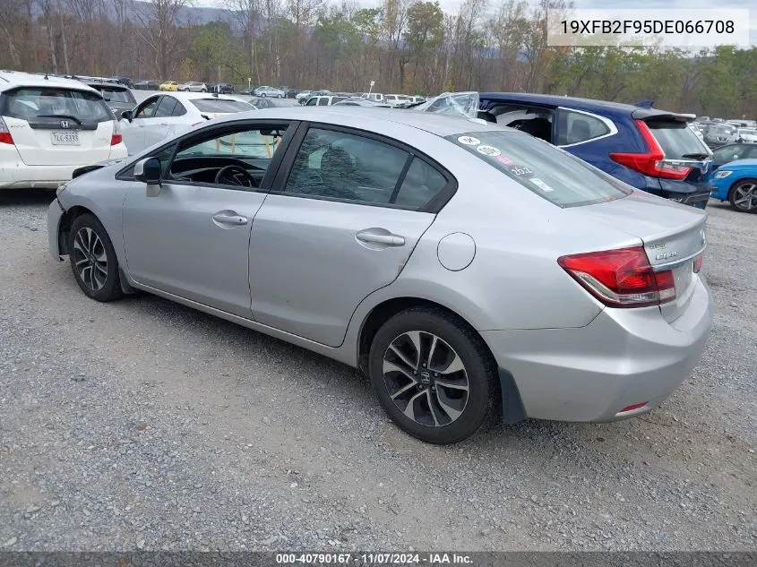 2013 Honda Civic Ex-L VIN: 19XFB2F95DE066708 Lot: 40790167