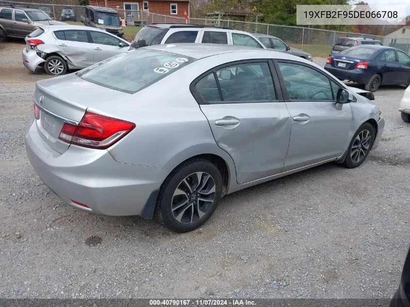 2013 Honda Civic Ex-L VIN: 19XFB2F95DE066708 Lot: 40790167