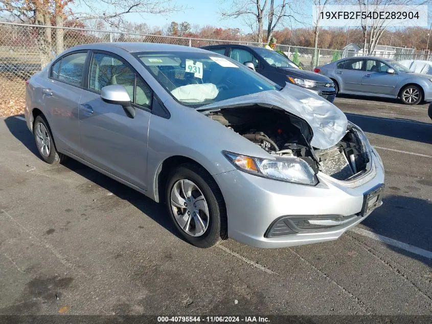 2013 Honda Civic Lx VIN: 19XFB2F54DE282904 Lot: 40795544