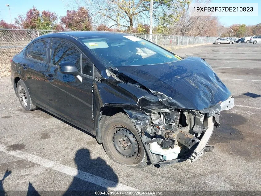 2013 Honda Civic Lx VIN: 19XFB2F57DE210823 Lot: 40799643