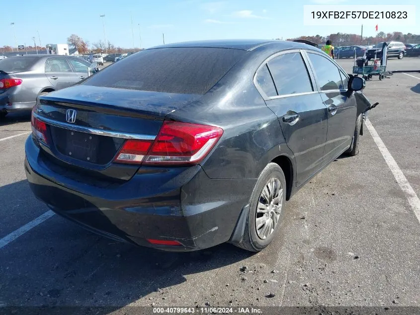 2013 Honda Civic Lx VIN: 19XFB2F57DE210823 Lot: 40799643