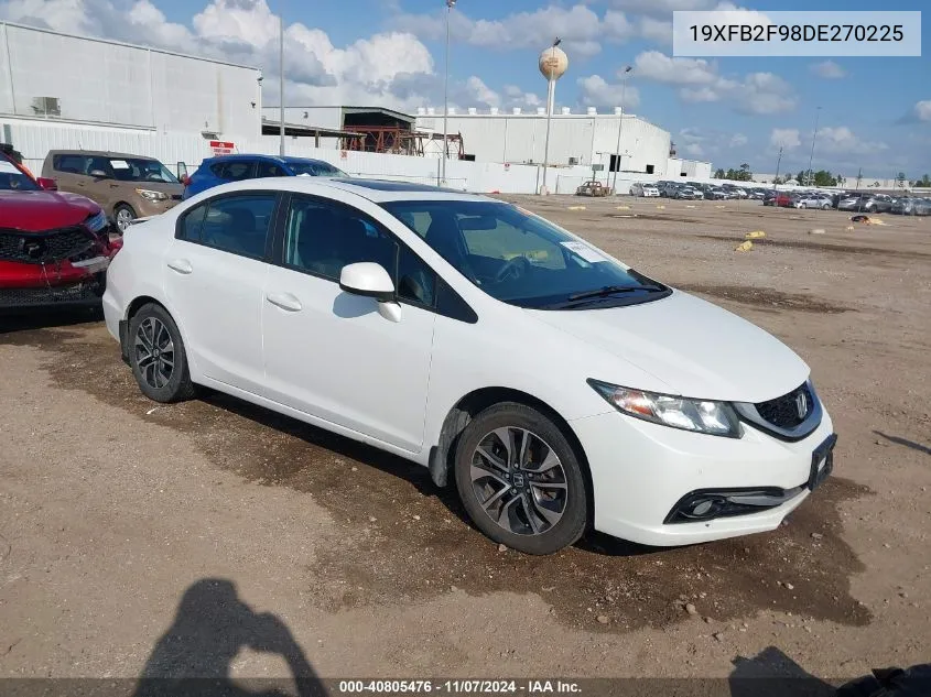 2013 Honda Civic Ex-L VIN: 19XFB2F98DE270225 Lot: 40805476