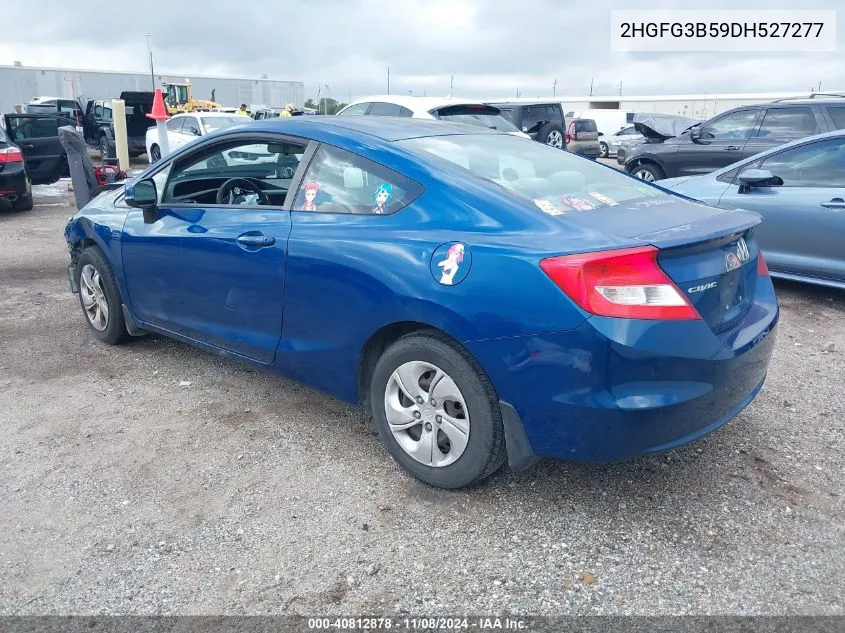 2013 Honda Civic Lx VIN: 2HGFG3B59DH527277 Lot: 40812878