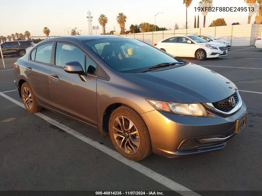 2013 Honda Civic Ex VIN: 19XFB2F88DE249513 Lot: 40814235