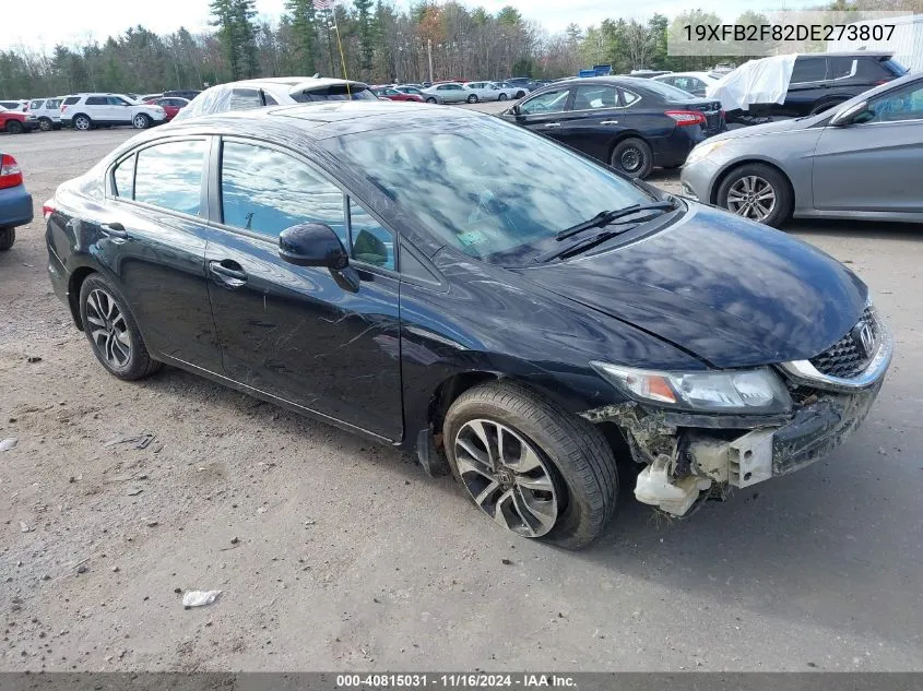 2013 Honda Civic Ex VIN: 19XFB2F82DE273807 Lot: 40815031