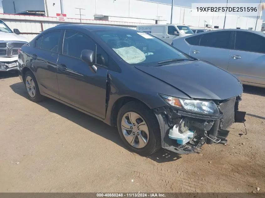 19XFB2F57DE251596 2013 Honda Civic Lx