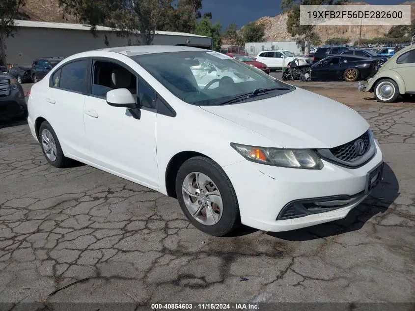 2013 Honda Civic Lx VIN: 19XFB2F56DE282600 Lot: 40854603