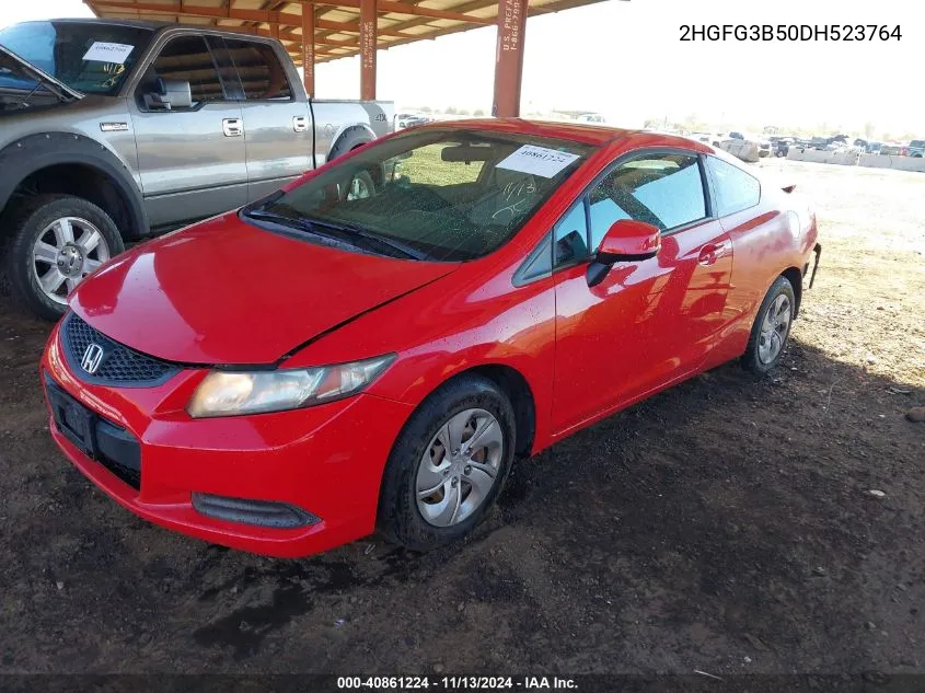 2013 Honda Civic Lx VIN: 2HGFG3B50DH523764 Lot: 40861224