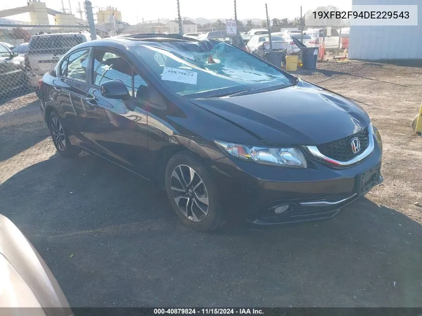 2013 Honda Civic Ex-L VIN: 19XFB2F94DE229543 Lot: 40879824