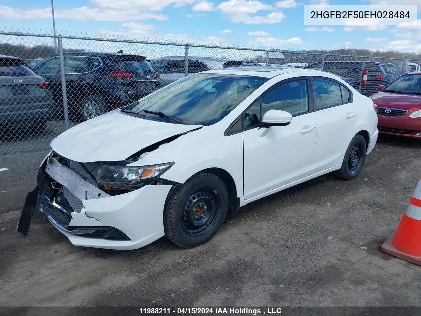 2HGFB2F50EH028484 2014 Honda Civic