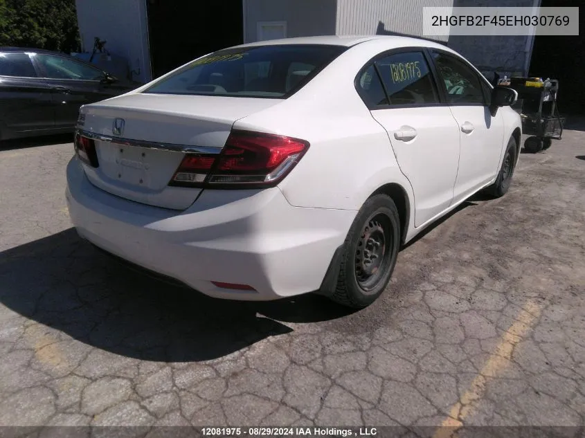 2HGFB2F45EH030769 2014 Honda Civic Sedan