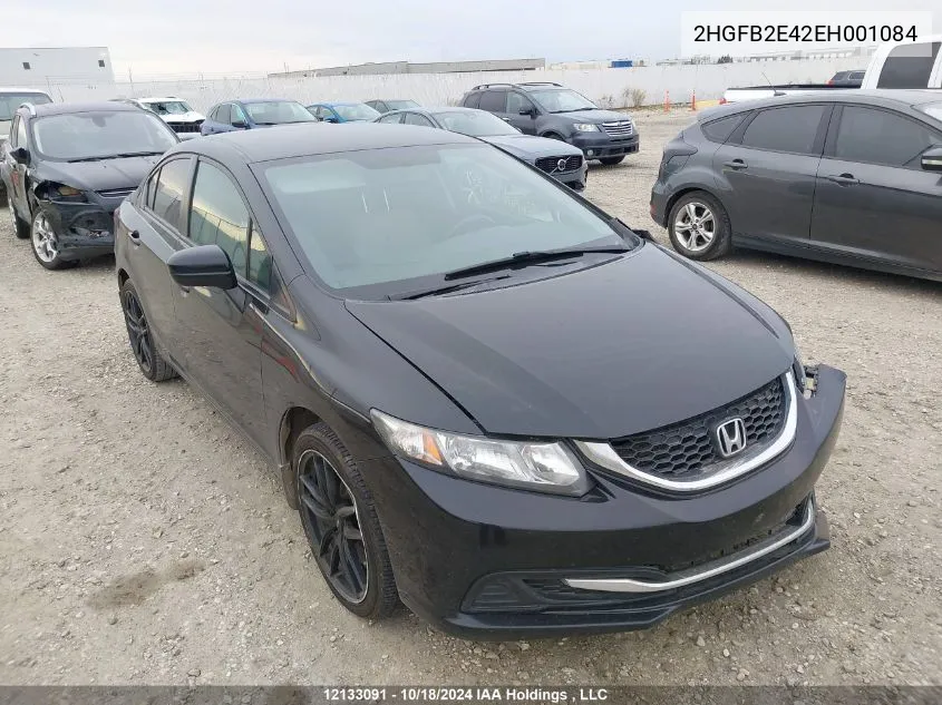 2HGFB2E42EH001084 2014 Honda Civic Sedan