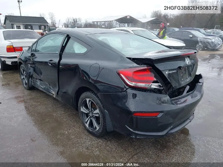 2014 Honda Civic Ex VIN: 2HGFG3B82EH508372 Lot: 38644328