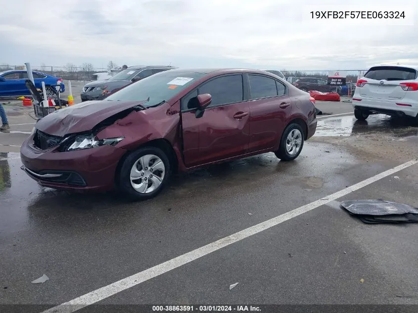 19XFB2F57EE063324 2014 Honda Civic Lx