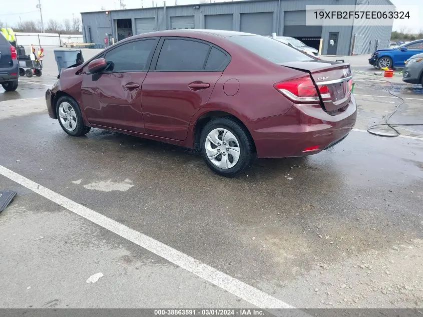 19XFB2F57EE063324 2014 Honda Civic Lx