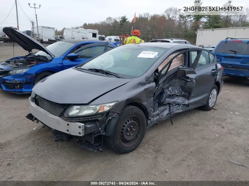 2014 Honda Civic Lx VIN: 2HGFB2F5XEH541967 Lot: 39272743