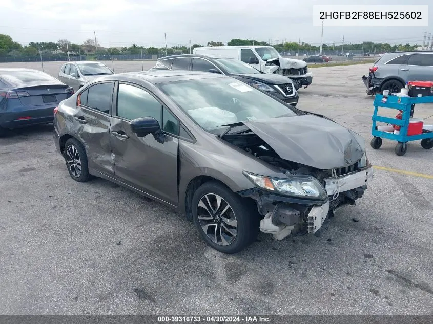 2HGFB2F88EH525602 2014 Honda Civic Ex