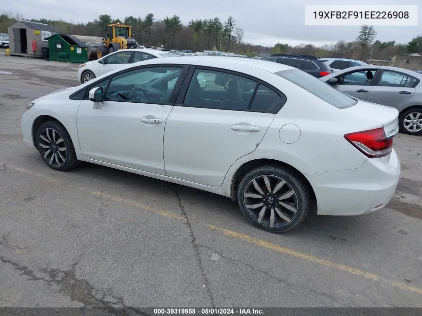 19XFB2F91EE226908 2014 Honda Civic Ex-L