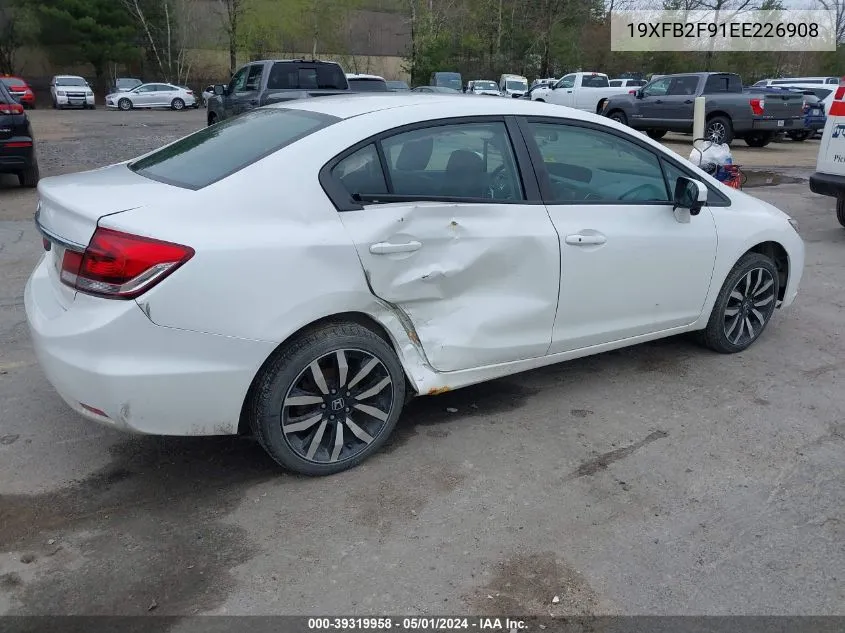 19XFB2F91EE226908 2014 Honda Civic Ex-L