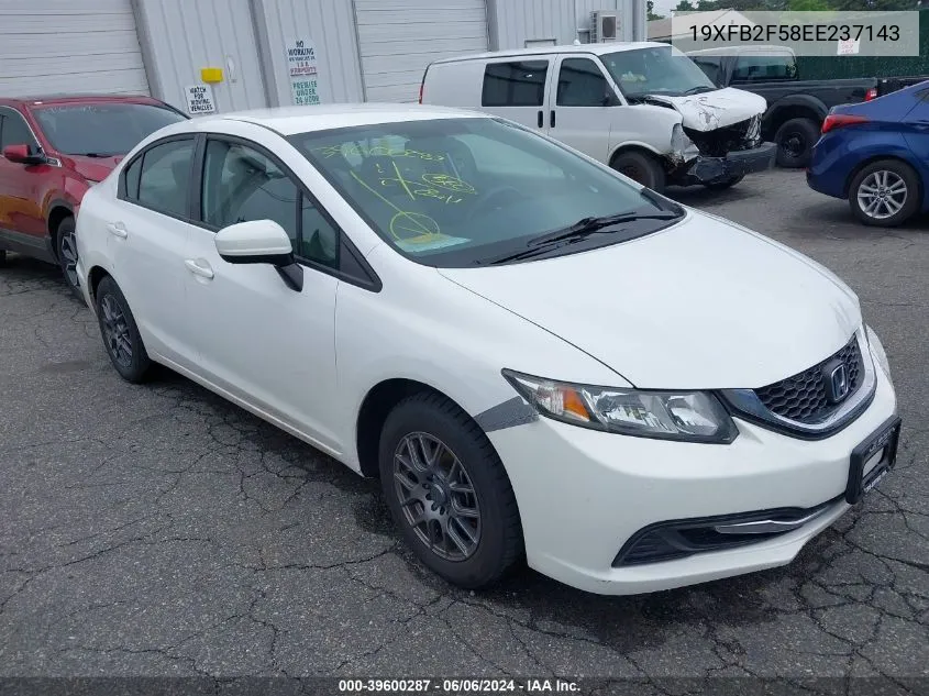 19XFB2F58EE237143 2014 Honda Civic Lx