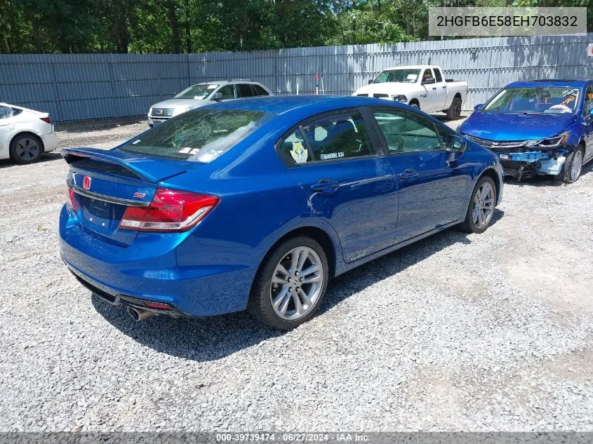 2HGFB6E58EH703832 2014 Honda Civic Si