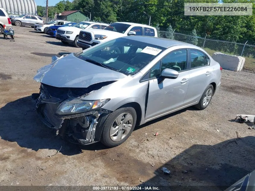 2014 Honda Civic Lx VIN: 19XFB2F57EE226084 Lot: 39772193