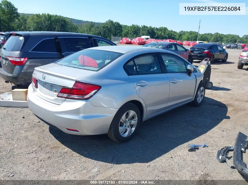 2014 Honda Civic Lx VIN: 19XFB2F57EE226084 Lot: 39772193