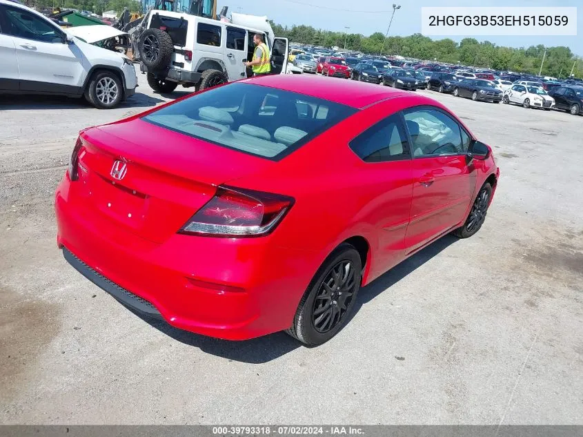 2HGFG3B53EH515059 2014 Honda Civic Lx