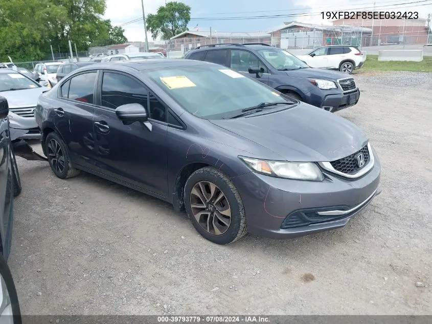 19XFB2F85EE032423 2014 Honda Civic Ex