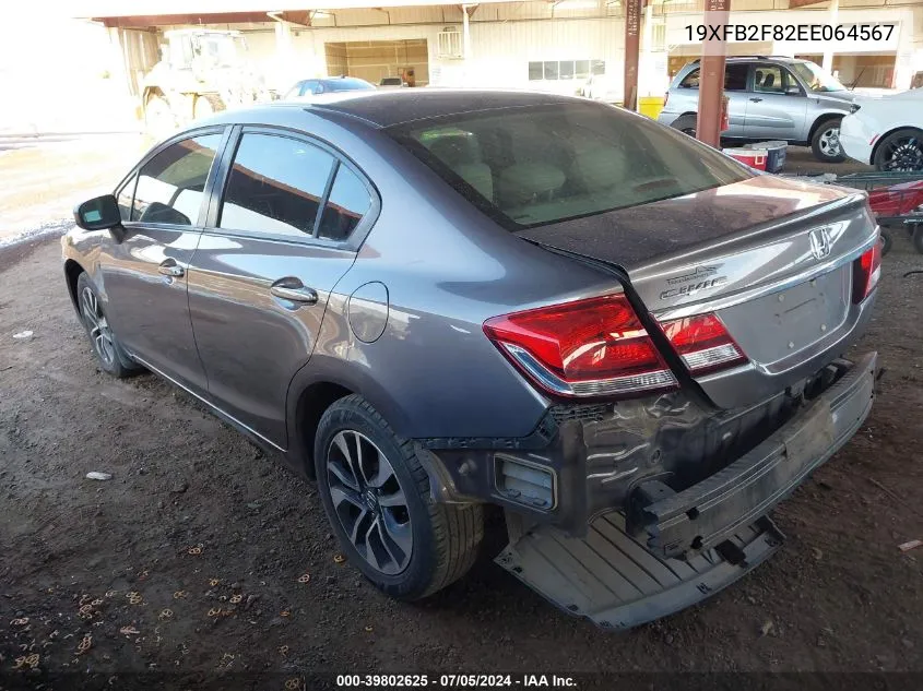 19XFB2F82EE064567 2014 Honda Civic Ex