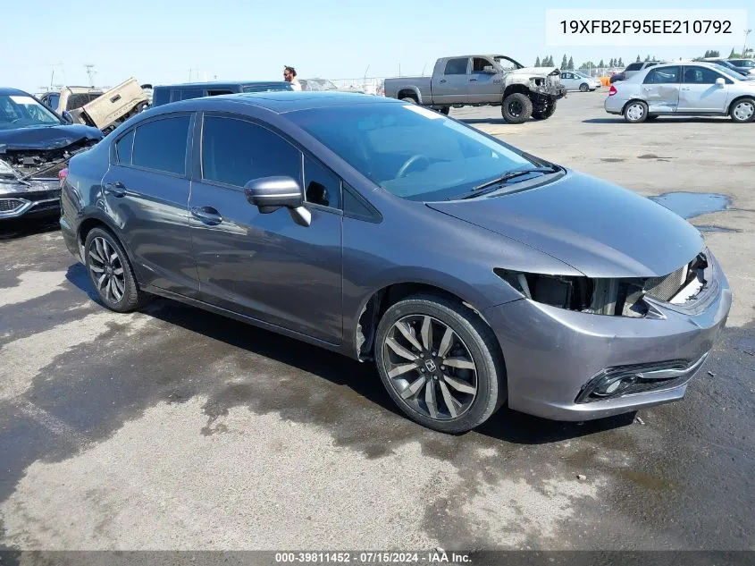 19XFB2F95EE210792 2014 Honda Civic Ex-L