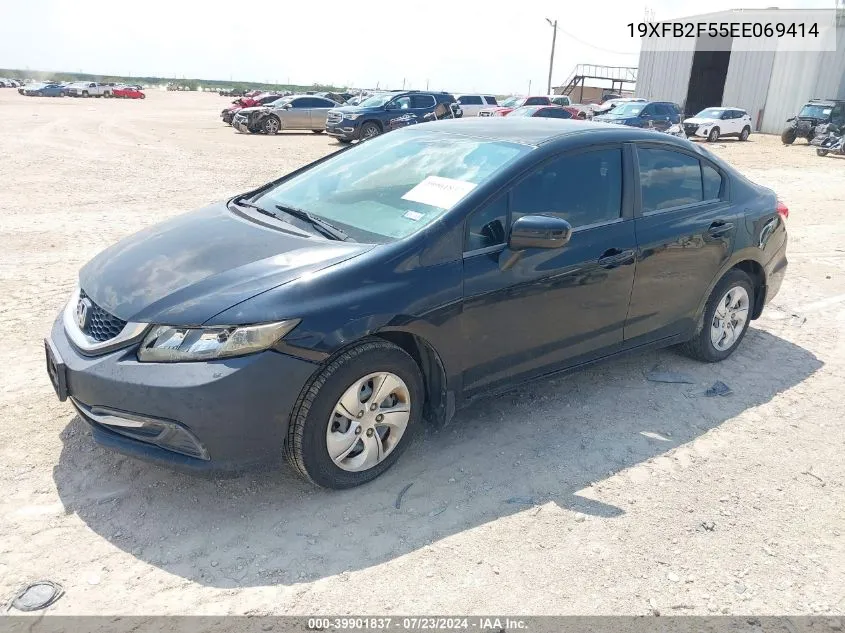 19XFB2F55EE069414 2014 Honda Civic Lx