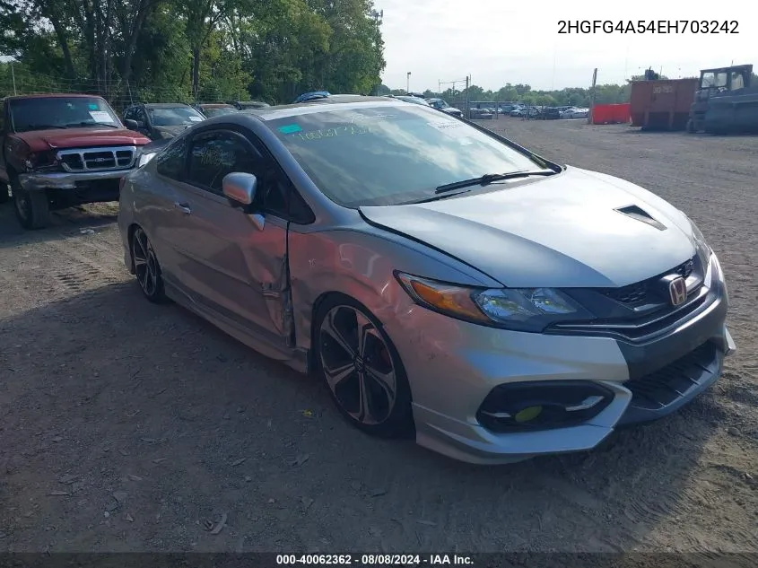 2HGFG4A54EH703242 2014 Honda Civic Si