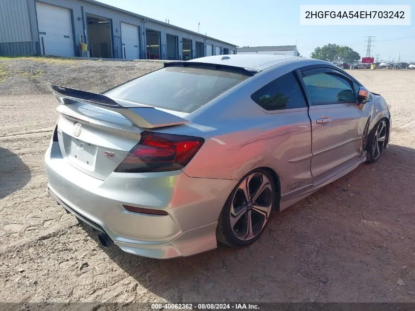 2HGFG4A54EH703242 2014 Honda Civic Si