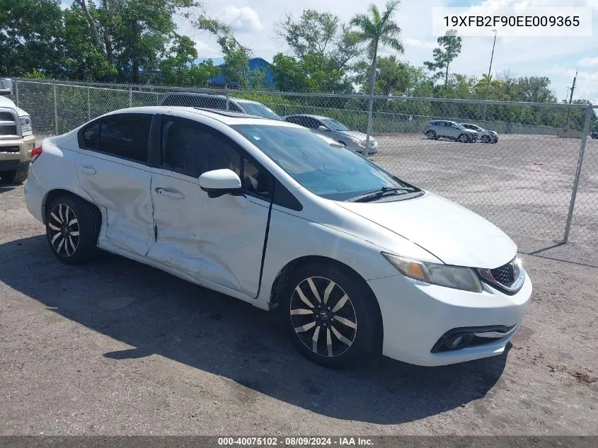 2014 Honda Civic Ex-L VIN: 19XFB2F90EE009365 Lot: 40075102