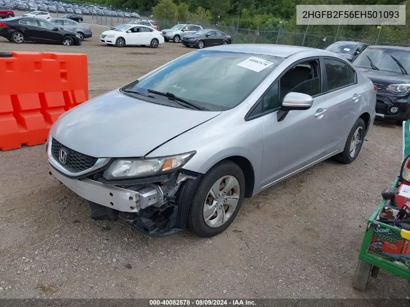 2HGFB2F56EH501093 2014 Honda Civic Lx