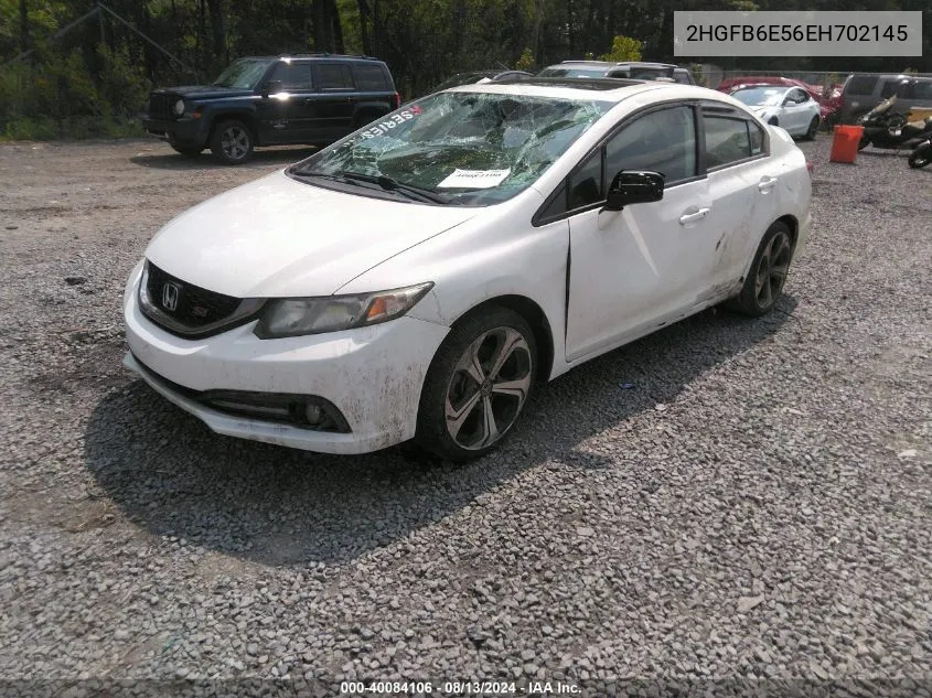 2HGFB6E56EH702145 2014 Honda Civic Si