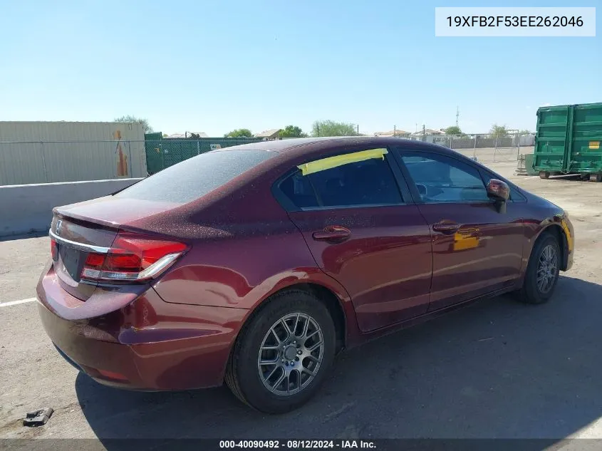 19XFB2F53EE262046 2014 Honda Civic Lx