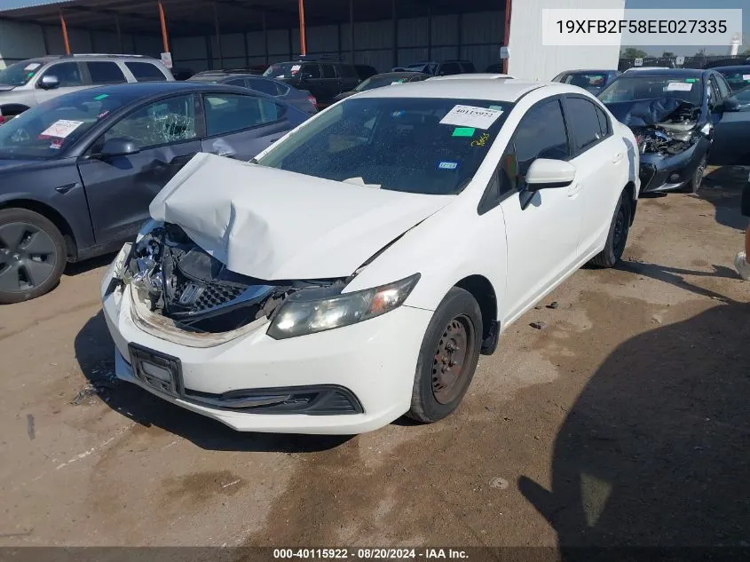 19XFB2F58EE027335 2014 Honda Civic Lx