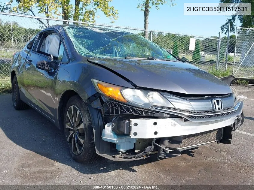 2HGFG3B50EH517531 2014 Honda Civic Lx