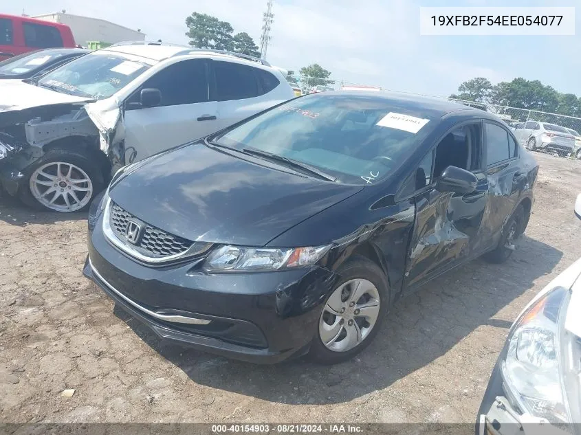 19XFB2F54EE054077 2014 Honda Civic Lx