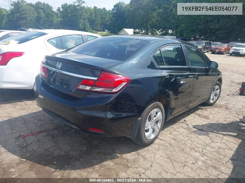 19XFB2F54EE054077 2014 Honda Civic Lx