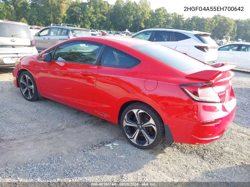 2HGFG4A55EH700642 2014 Honda Civic Si