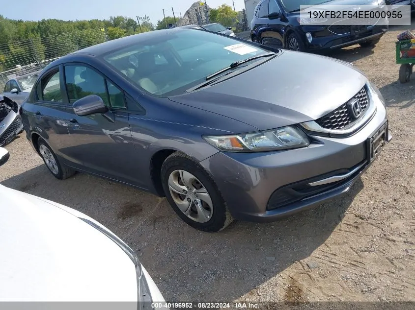 19XFB2F54EE000956 2014 Honda Civic Lx