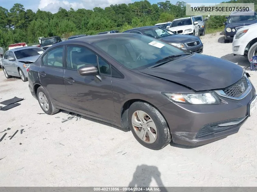 19XFB2F50EE075590 2014 Honda Civic Lx